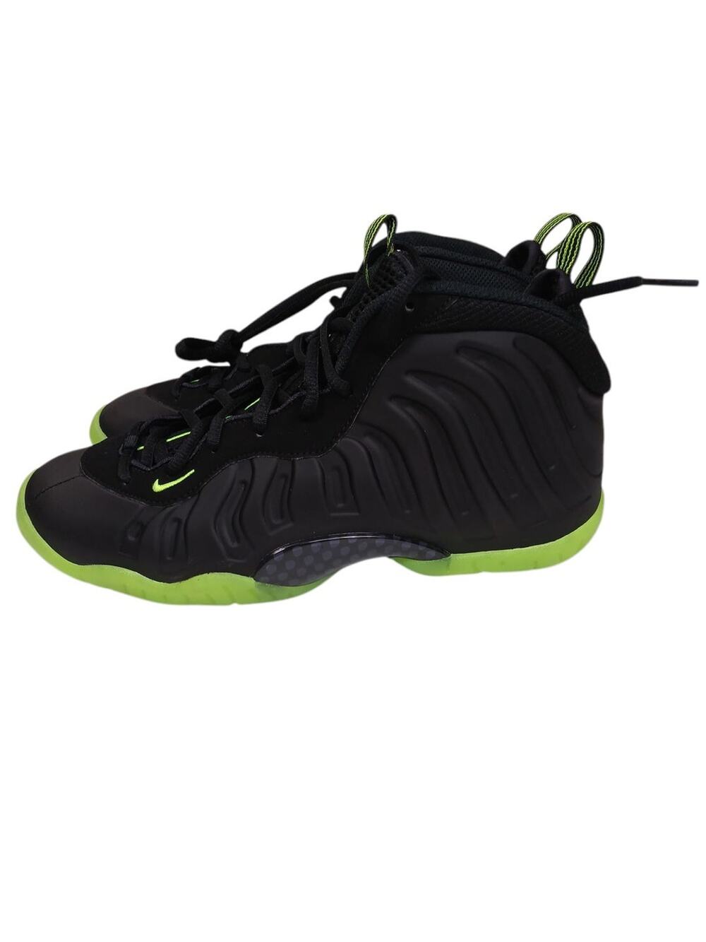 Nike Little Posite One ‘Black/Volt’ Youth Size 7.5Y Sneakers HF0977-001 New